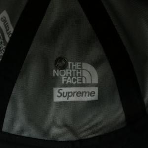 THE NORTH FACE × シュプリーム Supreme 帽子 キャップ ナイロン ロゴ 刺繍 F 黒 ブラック NN524021