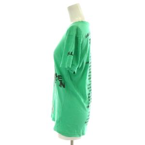 MARC JACOBS チャリティTシャツ カットソー 半袖 プリント 女性 S 緑 グリーン /MP GY12