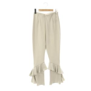 イージーパンツ ロング フリル F ライトグレー /DO GY12
