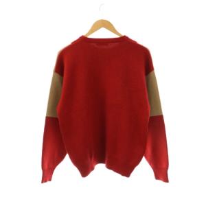 Christian Dior SPORTS ヴィンテージ ニット セーター M レッド ベージュ ブルーグリーン /DO GY12