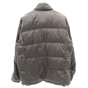HELLY HANSEN ライトウェイトダウンジャケット ジップアップ ロゴ刺繍 ワンポイント ナイロン L グレー HH14608