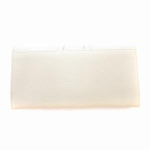 SEE BY CHLOE 美品 長財布 ウォレット ロゴ レザー アイボリー /AE GY12