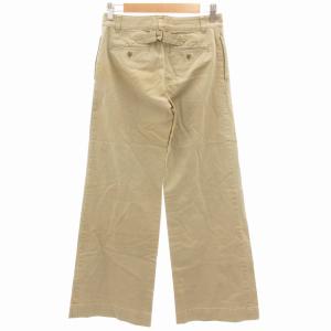 RALPH LAUREN チノパンツ ワイド ジップフライ シンチバック 7 ベージュ /GV GY12