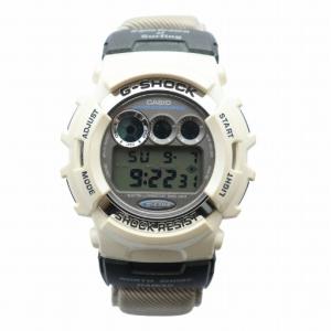 CASIO G-SHOCK 腕時計 ウォッチ クォーツ デジタル ロゴ カレンダー付き 白 ホワイト GL-110 GY12 /MQ