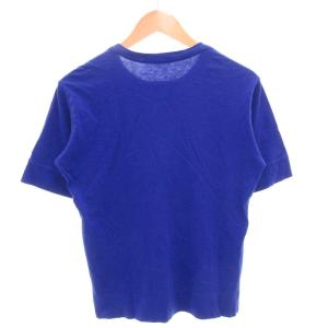 ISSEY MIYAKE MEN ヘンリーネックTシャツ 半袖 1 青 ブルー /GV GY12