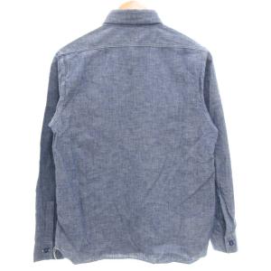 BUZZ RICKSON’S ブルー シャンブレー ワークシャツ BLUE CHAMBRAY WORK SHIRT 長袖 カジュアル