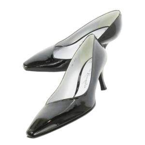 AQUA BELL WM アクアベル パンプス パテント レザー エナメル ポインテッドトゥ ハイヒール