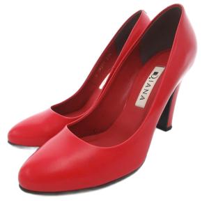パンプス ハイヒール レザー 22.5cm 赤 レッド /JS GY12