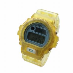 CASIO G-SHOCK 腕時計 ウォッチ クォーツ デジタル ロゴ カレンダー付き 黄 イエロー DW-6910K  GY12