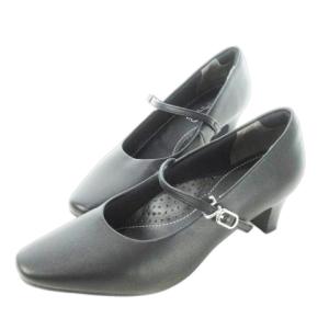 ヌオーヴォ NUOVO collection by Hawkins パンプス ミドルヒール スクエアトゥ