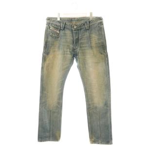 インダストリーズ deetak デニムパンツ ジーンズ スリム W34L32 ブルー /ES GY12