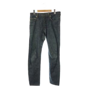 07AW エディ期 シャープノーテーション コーティング デニム パンツ 30 インディゴ