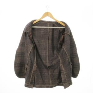 RING JACKET RINGJACKET リングジャケット コットン ウール ナイロン 3B ジャージー ジャケット テーラード サイドベンツ チェック 50 L