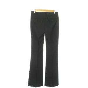 Theory パンツ スラックス フレア ウール ストレッチ ストライプ 2 M グレー /AO20
