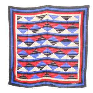 GIVENCHY スカーフ 2点セット スクエア シルク 絹 ストライプ アニマル レオパード ヒョウ柄 ロゴ 青 ブルー