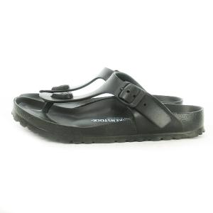 BIRKENSTOCK Gizeh トングサンダル ベルト ロゴ 軽量 35 22.5cm 黒 ブラック /AO1