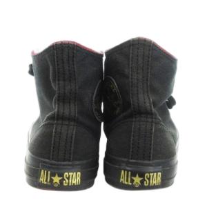 CONVERSE ALL STAR ハイカットスニーカー レースアップ キャンバス ロゴ 27cm 黒 ブラック /MN23