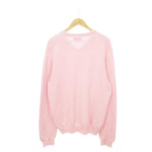 Brooks Brothers ニット セーター Vネック 長袖 スーピマコットン L ピンク /AH21