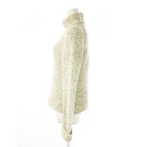 i Blues ニット セーター タートルネック 長袖 ウール ミックス S ベージュ /CK29