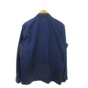 Theory カバーオール ジャケット フロントスナップボタン XL 青 ブルー /MN10