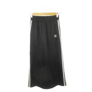 タイトスカート ジャージ ロング サイドスナップ スリーストライプス ロゴ トレフォイル 小さいサイズ