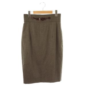 スカート ロング タイト 42 グレージュ /NR