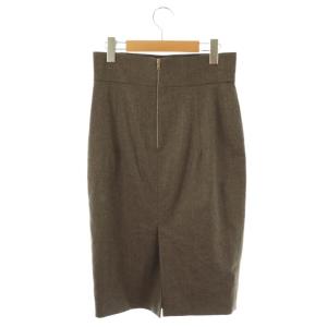 LES COPAINS スカート ロング タイト 42 グレージュ /NR