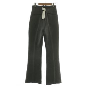 PHEENY Double cloth high waist semi flared slacks パンツ スラックス