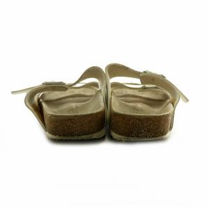BIRKENSTOCK アリゾナ ARIZONA サンダル レザー 皮革 41 26.5cm 白 ホワイト 茶 ブラウン /MP
