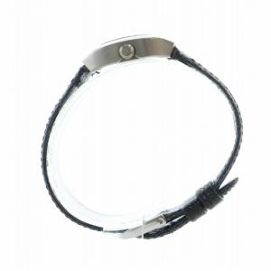 BALLY 腕時計 ウォッチ クォーツ スクエア 黒文字盤 レザーベルト シルバー色 F160-179 GY18 /MQ