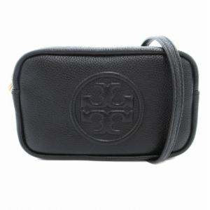 ショルダーバッグ 斜めがけ レザー ロゴ 黒 ブラック /MQ GY18