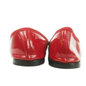 Repetto バレエシューズ パンプス フラット エナメル リボン 大きいサイズ 39 25cm 赤 レッド /MN8