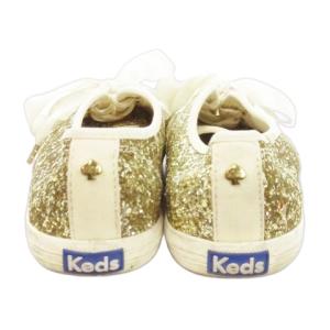 kate spade new york × ケッズ Keds スニーカー シューズ ローカット レースアップ グリッター 3.5 22.5cm