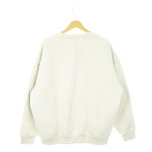 BEAMS HEART トレーナー スウェット クルーネック 長袖 裏ボア スエードタッチ ポケット M グレージュ /AH20