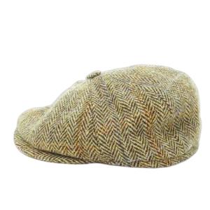 Harris Tweed HarrisTweed × クッチロアンドシー qcillo&c ハンチング帽 帽子 ツイード ウール ヘリンボーン チェック
