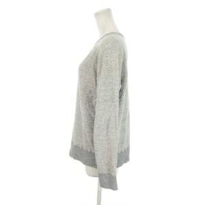 BEAMS BOY トレーナー スウェット 裏毛 ラウンドネック 長袖 ラグランスリーブ リブ コットン グレー /MN16