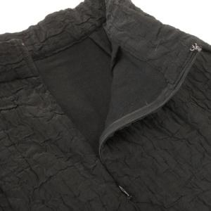 FRAY I.D ふくれジャガードボリュームスカート フレア ロング 切替 1 L 黒 ブラック FWFS231030 /MN18