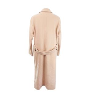 23区 チェスターコート ロング ウール シングル バックベルト 38 M ピンク /MN19