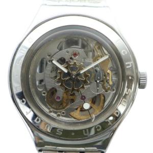 IRONY 腕時計 自動巻き スケルトン シルバーカラー