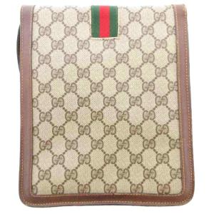 GUCCI オールドグッチ ヴィンテージ GGスプリーム シェリーライン ショルダー バッグ
