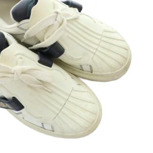 Dior ID ローカットスニーカー 厚底 シューズ 靴 ロゴ レザー 37 24cm 白 ホワイト GY04 /MQ
