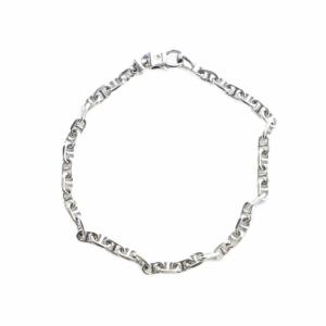 Cable Bracelet 7inch シルバーカラー
