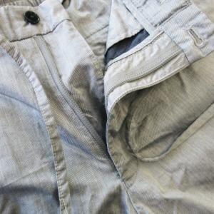 MACKINTOSH LONDON コットンパンツ イージー テーパード 薄手 コットン ドロスト 42 XL グレー /MQ GY11