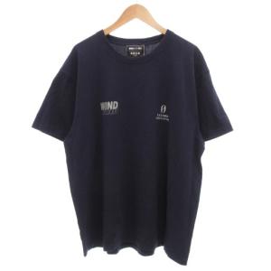 ×教場0 風間公親 Tシャツ 半袖 クルーネック プリント ロゴ XL 紺 ネイビー /GV GY03