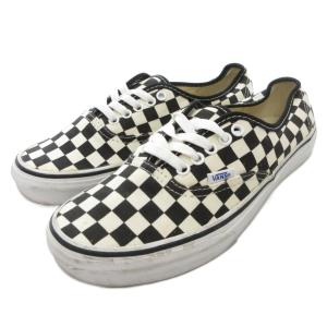 37 AUTHENTIC チェッカーボード スニーカー 8.5 26.5cm シューズ ローカット ロゴ