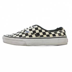 VANS 37 AUTHENTIC チェッカーボード スニーカー 8.5 26.5cm シューズ ローカット ロゴ