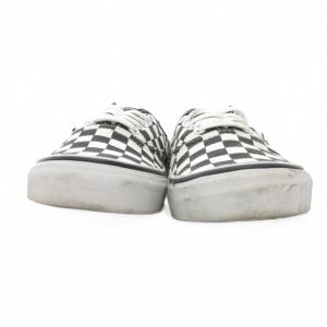 VANS 37 AUTHENTIC チェッカーボード スニーカー 8.5 26.5cm シューズ ローカット ロゴ