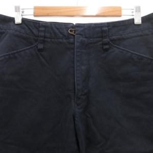 kolor パッカリングパンツ チノパン ストレート 3 紺 ネイビー /GV GY03