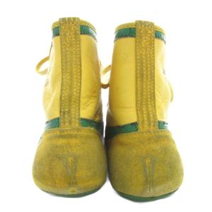 Onitsuka Tiger ハイカットスニーカー レスリングシューズ 26cm TH0G4L 黄 イエロー 緑 グリーン /GV GY03