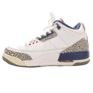 Air Jordan 3 Retro True Blue ハイカットスニーカー